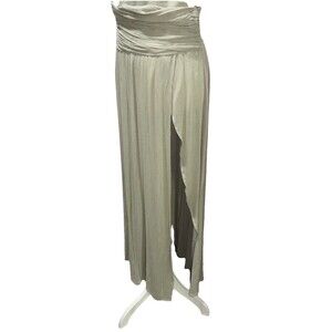 Happily Grey Women’s Sage Pull-On Side Slit Maxi Skirt Size S High Waisted